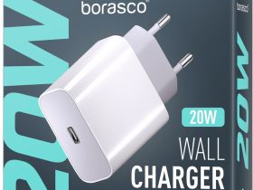 Зарядное устройство BoraSCO Wall 20 Вт USB-C Белое