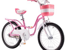 Детский велосипед Royal Baby Little Swan 18, год 2022, цвет Розовый