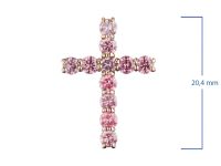 Подвеска из желтого золота с бриллиантами э0301пд05153300