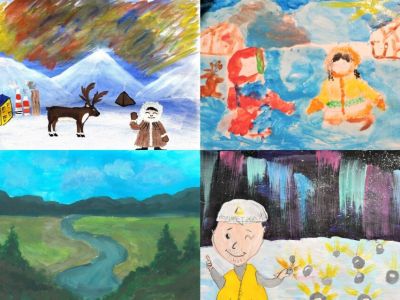 Рисуя Якутию: дети горняков соединили труд родителей и культуру Севера