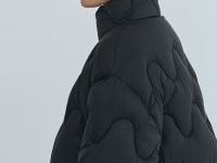 Короткая утеплённая куртка, Черный
