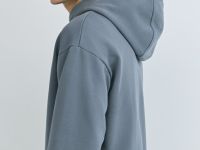 Толстовка на молнии с капюшоном, Серый