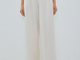 Широкие брюки, Бежевый