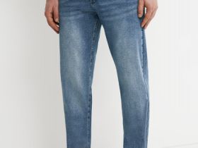 Зауженные джинсы, Голубой