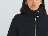 Утеплённая куртка, Черный