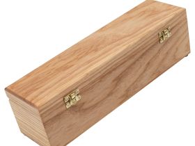 Шкатулка для ножа с двойным дном, ясень, бесцветное масло