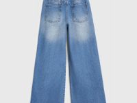Широкие джинсы Wide leg для девочек, Синий