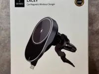 Автомобильный держатель Wiwu Lacey CH-315 MagSafe 15W/кабель Type-C в воздуховод для смартфона (Gray)