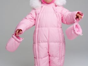 Комбинезон детский текстильный с полиуретановым покрытием для девочек