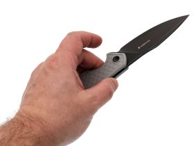 Складной нож Mr.Blade Wyvern blackwash сталь AUS-8, рукоять Grey FRN