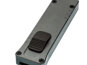 Автоматический нож Boker USB OTF 2.0 Burnt Grey, сталь D2, рукоять алюминий, серый/черный