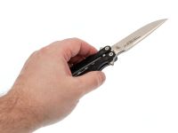 Нож-бабочка (балисонг) НОКС Балисонг М210, сталь AUS-8, рукоять G10, черный