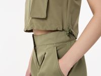 Женская короткая рубашка Lacoste без рукавов