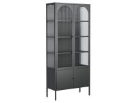 Витрина Листел 2-80x180 Черный