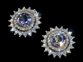 Серьги из белого золота с иолитами э4884сг04250363_white