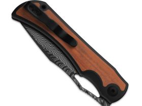 Складной нож Kizer Allure, сталь Damascus, рукоять титан/Panama Rosewood
