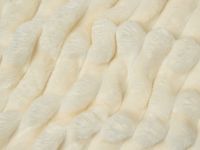 Плед Soft strip, светлое молоко