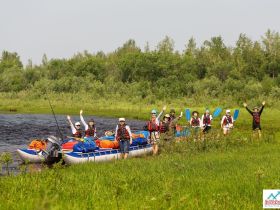 "Золотые Скалы реки Синяя". Синские, Ленские Столбы