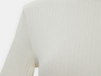 Джемпер с коротким рукавом и воротником-стойкой