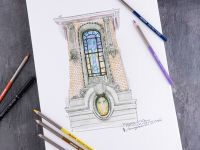 Скетчбук для графики на спирали Малевичъ "GrafArt Sketch" А3 120 л 110 г