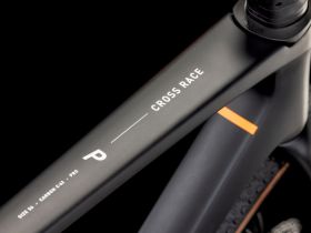 Шоссейный велосипед Cube Cross Race C:62 Pro, год 2025, цвет Серый-Оранжевый, ростовка 21