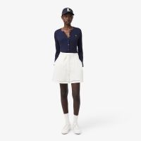 Женские шорты Lacoste из смеси льна