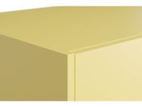 Распашной шкаф Изи 2-100x220 Желтый/Розовый