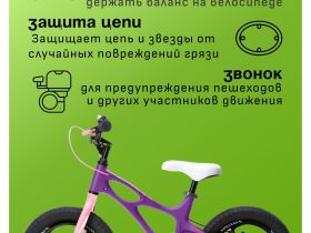 Детский велосипед Royal Baby Space Shuttle 16, год 2022, цвет Фиолетовый