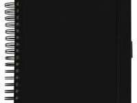 Скетчбук на спирали Гамма "Студия" 20х20 см 100 л 110 г, черный, твердая обложка, на резинке, слон