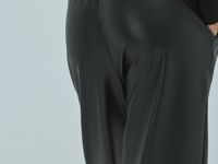 Брюки из искусственной кожи, Черный