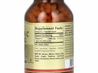 Solgar, витамин C, 1000 мг, 250 растительных капсул