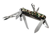 Нож перочинный Victorinox Huntsman Comouflage, сталь X55CrMo14, рукоять Cellidor®, камуфляж, 15 функций, 91мм