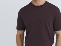 Базовая футболка из хлопка, Фиолетовый