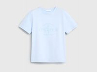Футболка с принтом, Голубой