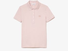 Женское поло Lacoste приталенного кроя из эластичного хлопка
