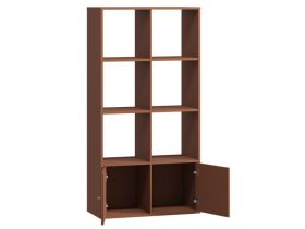 Стеллаж Кейн 2-75x149 Терракотовый