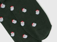 Новогодние носки в подарочной упаковке, Зеленый