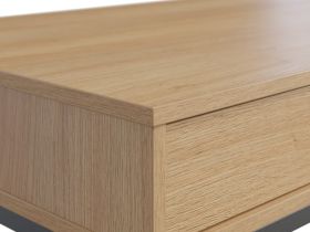 Стол Ханссон 120x60 Дуб Барбера/Черный