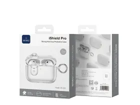 Чехол WiWU iShield Pro для AirPods Pro 3 силиконовый с карабином (HC-301) (прозрачный)