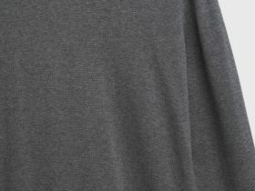 Джемпер с имитацией футболки, Серый