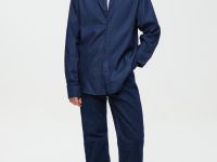 Джинсовая рубашка прямого кроя