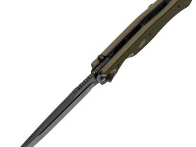 Складной нож Офицерский-С, сталь D2, рукоять пластик, зелёный