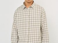 Рубашка в клетку, Бежевый