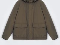 Куртка прямого силуэта с воротником-стойкой