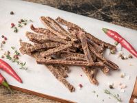 Сушеный продукт из мяса говядины "Чипсы Острые" категория А