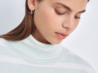 Водолазка свободного кроя в полоску