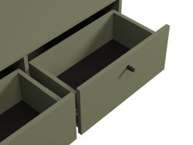 Тумба подвесная Сайрис 98x25 Оливковый