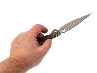 Складной нож Daggerr Sting XL beadblast, сталь VG-10, рукоять Olive G10