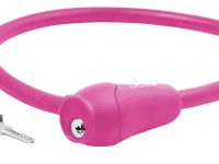 Велозамок M-wave ACME, комплект ключей, трос 12x600 мм (черный)