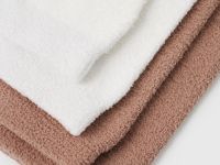 Пушистые носки, 2 пары, Бежевый